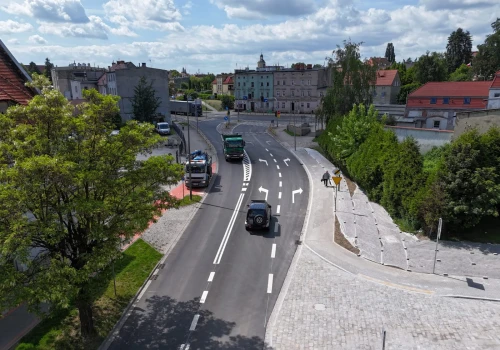 Aleja Wojska Polskiego w Strzegomiu przejezdna w obu kierunkach