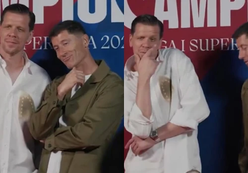 Lewandowski i Szczęsny pozowali do zdjęć i stało się to. Nagranie podbija sieć. Hit!