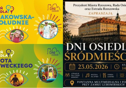 Weekendowe imprezy w Rzeszowie 23-24 maja. Rodzinne festyny, sportowe emocje i teatr