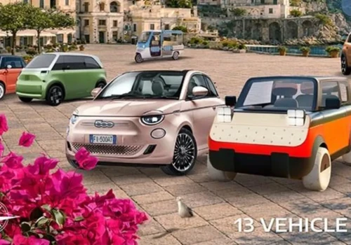 Fiat pokazał nowe modele. Dwa Maluchy przyciągają uwagę