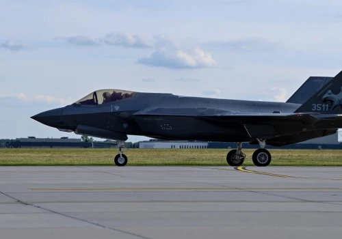 Pierwsze polskie F-35 wylądowały w Łasku. „Polska jest od dzisiaj bezpieczniejsza”