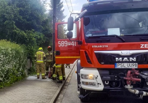 Paliła się skrzynka elektryczna