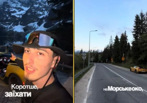 Wjechał sportową Corvettą pod samo Morskie Oko. Kara? Internauci oburzeni