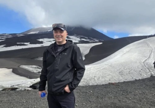 Etna i księżycowy krajobraz Sycylii