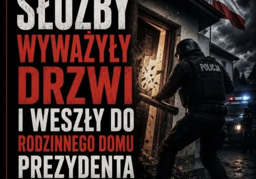 Służby wywarzyły drzwi i weszły do domu rodzinnego prezydenta Nawrockiego