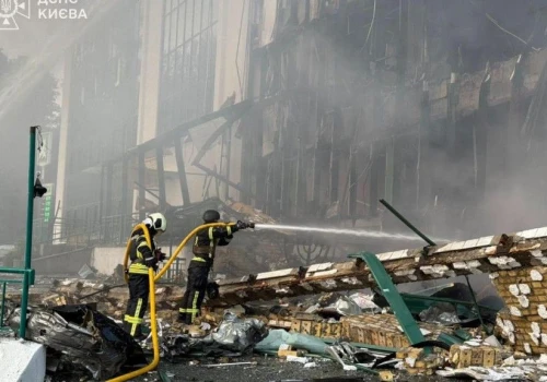 Zmasowany rosyjski atak na Kijów. Rosjanie użyli Oresznika?