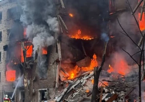 Nocny atak na Ukrainę. Główny cel: Kijów. W Białą Cerkiew uderzył „Oriesznik”