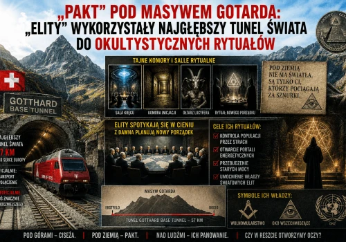 „PAKT” POD MASYWEM GOTARDA: „ELITY” WYKORZYSTAŁY NAJGŁĘBSZY TUNEL ŚWIATA DO OKULTYSTYCZNYCH RYTUAŁÓW