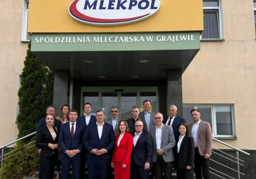 Minister rolnictwa odwiedził SM Mlekpol. Rozmawiano o spółdzielczości mleczarskiej