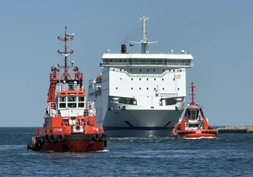 Skania w Gdańsku. Trwają przygotowania do uruchomienia nowej linii promowej