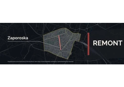 Miasto wyremontuje ulicę Zaporoską