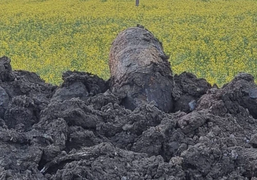 Bomba lotnicza z czasów II wojny światowej w Rzeszowie. Służby zabezpieczyły 60-kilogramowy niewybuch przy ul. Spichlerzowej