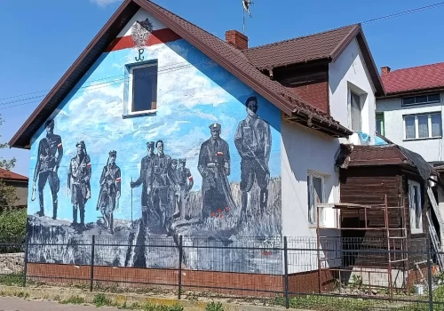 W Szepietowie powstał mural poświęcony V Wileńskiej Brygadzie Armii Krajowej