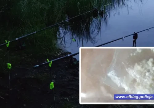 Nietypowa „przynęta” na ryby. Twierdził, że amfetamina w plecaku to barwnik do robaków