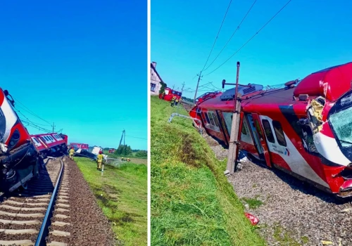 Tragedia na przejeździe kolejowym w Wielkopolsce. Pociąg zderzył się z ciężarówką