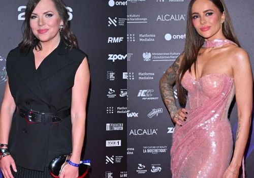 Kwaśniewska zachwyciła w czerni na Fryderykach. Suknia Drzewieckiej skradła całe show