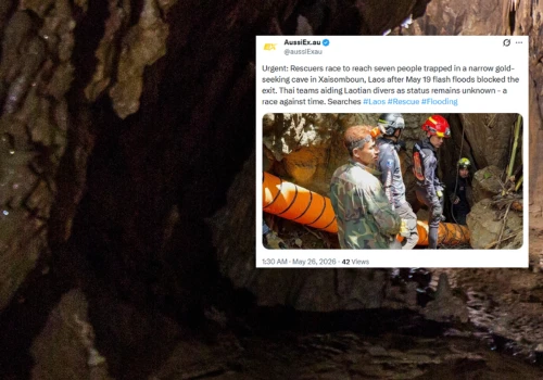 Szukali złota. Od tygodnia nie mogą wyjść z zalanej jaskini w Laosie