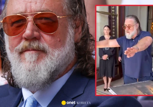 Russell Crowe wygrażał fanom w Paryżu. Nagranie obiegło sieć