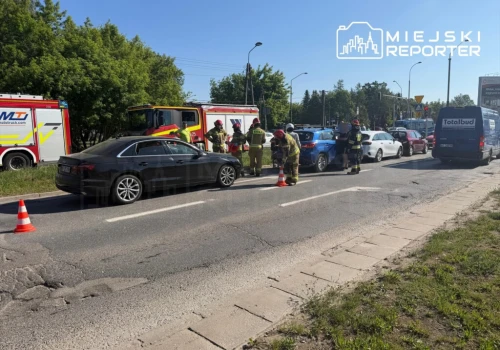 Zderzenie 4 aut. Jeden kierowca w szpitalu, jeden pijany a jeden bez uprawnień
