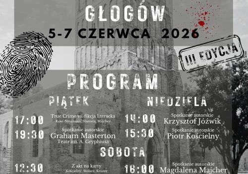 Pisarz Piotr Kościelny podsumował wizytę w bibliotece w Pajęcznie i zaprasza na Festiwal Oblicza Zbrodni