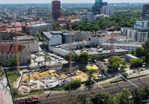 Trwa budowa nowej siedziby Teatru Muzycznego. Wmurowano kamień węgielny