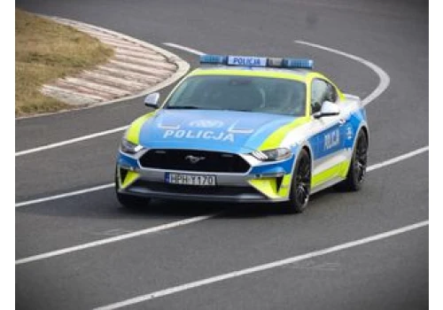 Policyjny mustang pojawi się w warszawskim Centrum Zdrowia Dziecka
