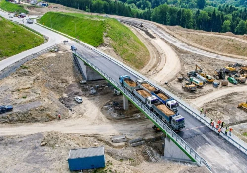 S19 Babica–Jawornik: wiadukt WD-23 na węźle Strzyżów–Żarnowa przeszedł próby obciążeniowe