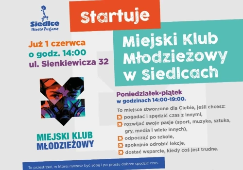 Młodzi dostaną swoją przestrzeń. W Siedlcach startuje Miejski Klub Młodzieżowy