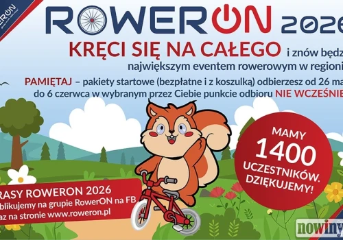 RowerON 2026: Zapisy zakończone. Mamy 1400 uczestników.  Od 26 maja trwa odbiór pakietów startowych