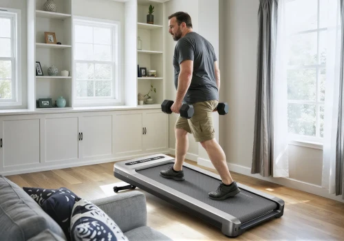 Nie każdy domowy trening musi wyglądać jak kara. Ten walking pad jest tego świetnym przykładem