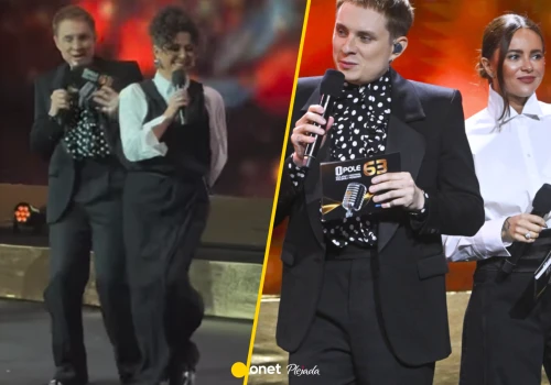 Spontaniczny duet na konferencji Opola. Natalia Kukulska i Ralph Kaminski skradli show