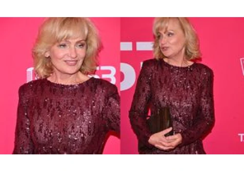 Katarzyna Żak zadała kłam wiekowi na ściance. 62-latka wskoczyła w figlarne prześwity i zrobiła show