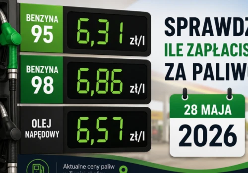 Sprawdź, ile zapłacisz za paliwo 28 maja 2026 r.!