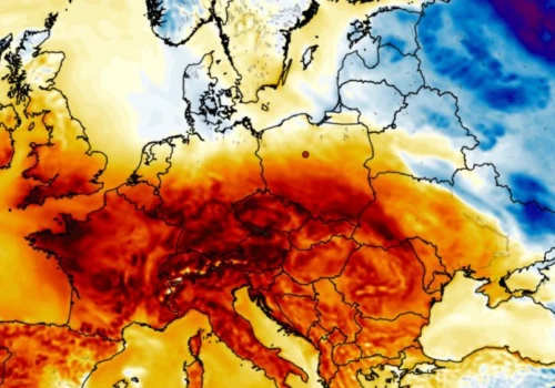 Ta sama temperatura raz czarna, a raz niebieska? Prawda o kolorach na mapach pogody