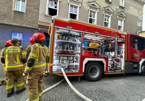 Pożary w Kornicach i Raciborzu oraz poszukiwania zaginionego. Pracowity dzień strażaków w powiecie raciborskim