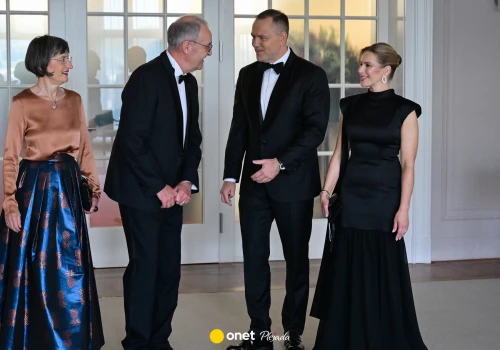 Karol i Marta Nawroccy w Szwajcarii. Pierwsza dama zachwyciła w czerni