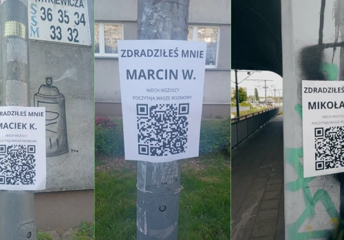 „ZDRADZIŁEŚ MNIE, MARCIN W.”. Tajemnicze plakaty sparaliżowały ciekawość Szczecina