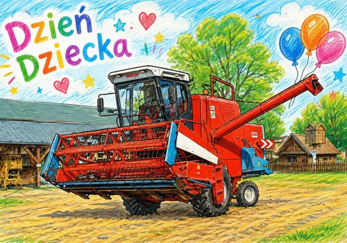 Dzień Dziecka z Bizonem. Kultowy kombajn będzie główną atrakcją wydarzenia