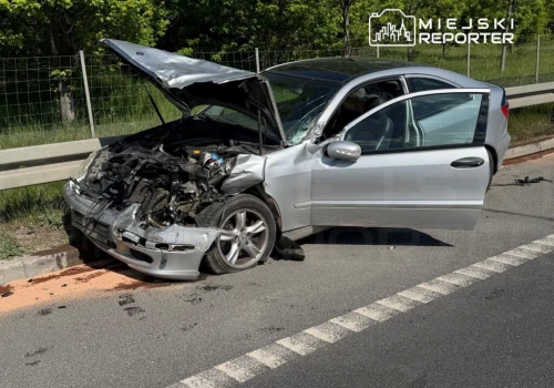 Zderzenie 4 pojazdów na trasie Salomea-Wolica