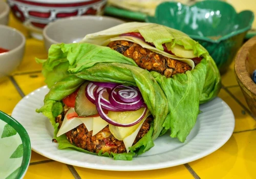 Wegetariański burger fasolowy. Prawdziwy hit dla osób na diecie!