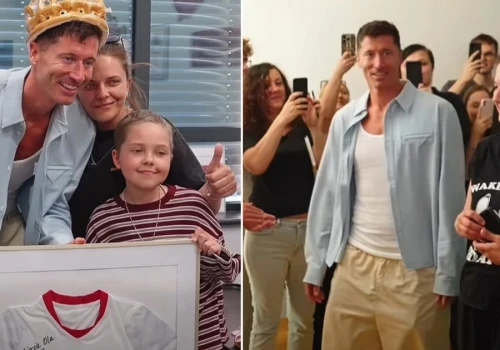 Robert Lewandowski spełnił obietnicę. Wyjątkowe spotkanie z 11-letnią Mają z Cancer Fighters