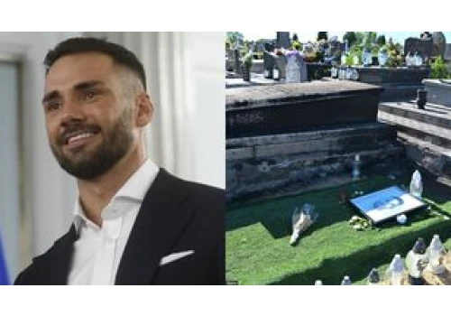 Grób Łukasza Litewki SPŁONĄŁ. Opiekun cmentarza twierdzi, że ostrzegał przed takim scenariuszem. 