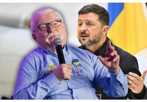 Wałęsa wściekły na Zełenskiego. 