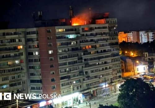 Rosyjski dron uderza w blok w Rumunii