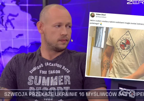 Uniewinniony żołnierz tłumaczy, że koszulkę założył pierwszą lepszą, ma ukraińskie korzenie, a imigranci byli zadowoleni