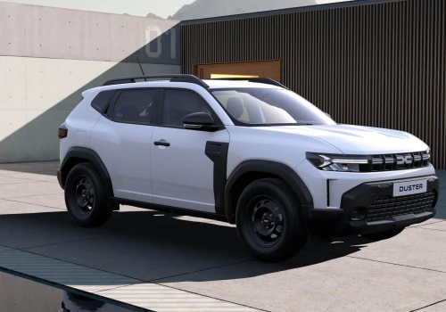 Biała, bazowa Dacia Duster Eco-G 120, czyli najtańsza opcja od ręki. Ile kosztuje?