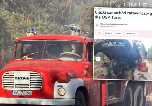 Gasili pożar lasu pod Warszawą, spłonął im wóz. Strażacy pilnie potrzebują pomocy