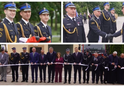 Powiatowe Obchody Dnia Strażaka w Wysokiem Mazowieckiem. Medale, awanse i otwarcie wyremontowanej remizy OSP