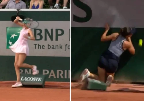 Dramatyczne sceny na Roland Garros. Tenisistki reagują. 