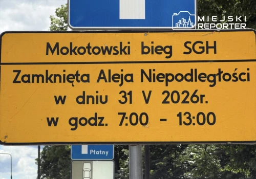 Bieg SGH w Alei Niepodległości. Utrudnienia dla kierowców i komunikacji